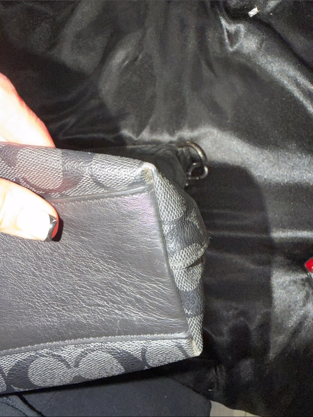 Coach Black Signature Crossbody Bag